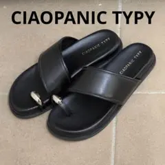 チャオパニックティピー　CIAOPANIC TYPY トングサンダル ブラックＬのサムネイル