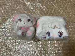 mikko characters ムース ぬいぐるみ2 フェイス巾着 セットのサムネイル