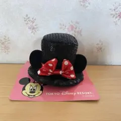 ミニーマウス風スパンコール帽子パッチン