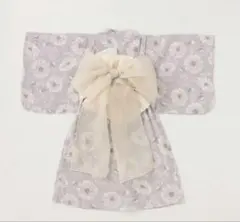 petit main キッズ浴衣 花柄 110cm