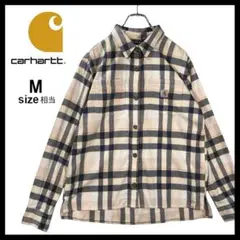カーハート Carhartt 長袖シャツ チェック柄 アメカジ USA 古着 M