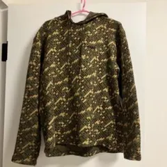 X-Largeカモフラージュ フード付きパーカー