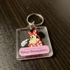 ★ミニー★　アクリルキーホルダー　ＴＤＬ 　昭和レトロ