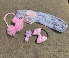 ヘアバンドとヘアアクセサリーセット