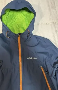 【Columbia】コロンビアLナイロンパーカーネイビーOMNI SHIELD