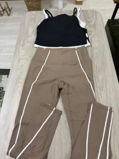 【SUKALA】レイヤードタンクトップ 、レギンスSサイズ