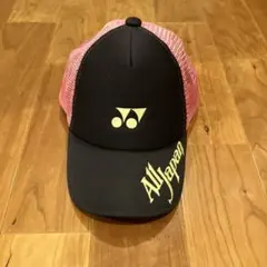 YONEX メッシュキャップ ピンク ブラック All Japan