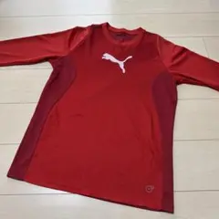 Puma 赤 長袖シャツ