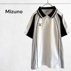 ミズノ ポロシャツ トップス スポーツウェア 半袖 ワンポイント刺繍ロゴ