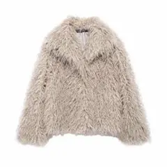 【新品未使用】shein ファーショートジャケット　M