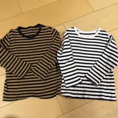 UNIQLO ボーダーロンT まとめ売り　100cm