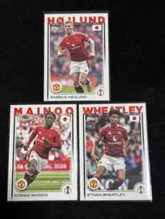 マンチェスター・ユナイテッド トレーディングカード 3枚セット
