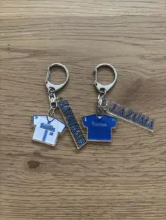 横浜DeNAベイスターズユニフォームキーホルダー2つセット