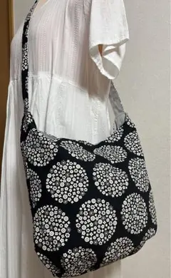 バルーンショルダーバッグ (サークルあじさい)ハンドメイド②