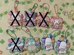 サンリオキャラクターズ　GUMMI5　ぷっくりラバーマスコット　4点セット