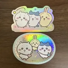 ちいかわ ステッカー 2枚セット ちいかわ うさぎ ハチワレ ④