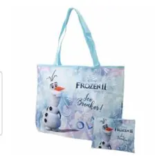 新品　未使用　ディズニー　frozen2　アナ雪2　オラフ　エコバッグ