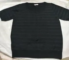 a.v.v. standard 黒 半袖ニット