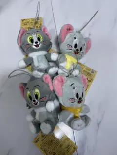 トムとジェリー ぬいぐるみ 4体セット