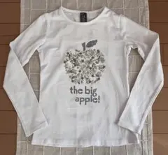 ZARA 白 ロンTシャツ 120 130