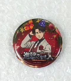 進撃の巨人　リヴァイ　池袋サンシャインシティ　プリンスホテル　ケーキ　缶バッジ