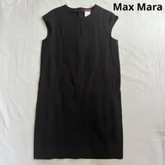 Max Mara マックスマーラ　リネン　ラミー　ノースリーブ　ワンピース　40のサムネイル