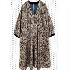 Cou Poleリバティチュニック　ワンピース　テイタム柄　日本製　クーポール