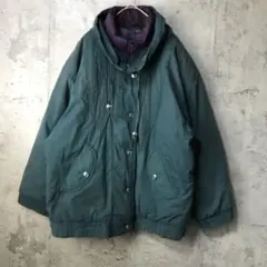 B12古着　ジャケット　ダウンジャケット　緑　紫　90s Y2K