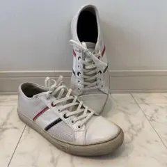 ラコステ　ホワイトメッシュスニーカー　UK6.5