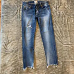 ダメージデニム スキニー