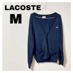 【良品】LACOSTE カーディガン ネイビー Mサイズ
