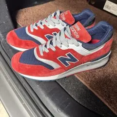 限定日本未発売！NY購入ニューバランスM997CSIY 26cmレッド×ネイビー