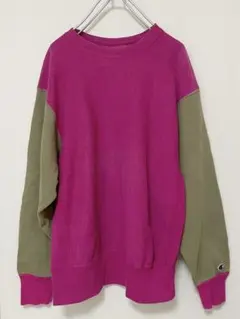 70s チャンピオン 単色タグ付き ツートン リバースウィーブ XL