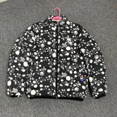 たこまる様 花刺繍入りのパテッドジャケット(フード付き) - メルカリ