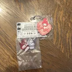 おなまえホルダー　マイメロディ　ドロップチャーム　マイメロ　クロミ