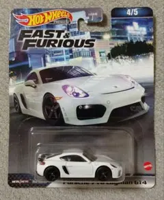 ホットウィール 　ワイルドスピード ポルシェ718 ケイマン GT4【未開封】