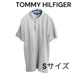 TOMMY HILFIGER ポロシャツ Sサイズ グレー