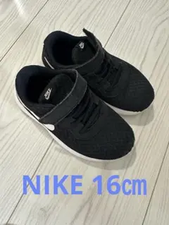 Nike ブラック スニーカー ベルクロ　16㎝　記名なし