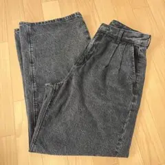 GU デニムタックトラウザー