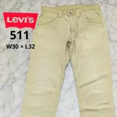 Levi's 511 チノパン　W30 × L32 革パッチ リーバイス
