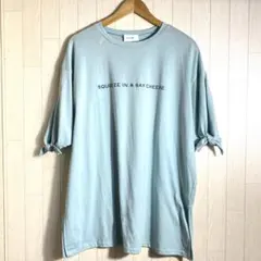 rivet & surge 袖リボン ロング丈 ビッグTシャツ 大きめ フリーのサムネイル