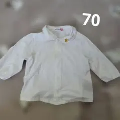 ミキハウス 襟付きTシャツ 70ブラウス