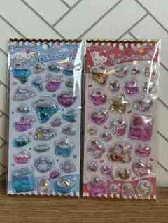 ウォーターシール　シナモロール　ハローキティ 2パック