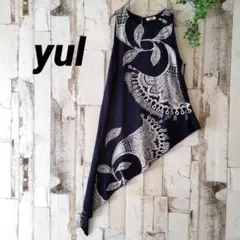 yul アシンメトリー変形ノースリーブチュニックワンピース オリエンタルのサムネイル