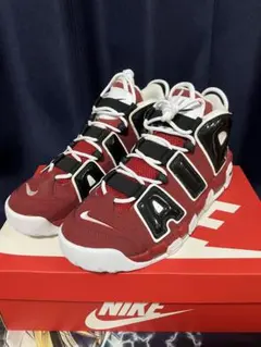 9月1日中発送！NIKE AIR MORE UPTEMPO レッド/ブラック