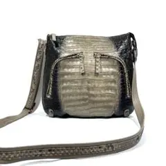 クロコ×パイソン　ヒマラヤ　ショルダーバッグ　希少　極美品　JRA好きにも