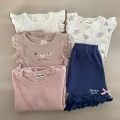 女の子　半袖　まとめ売り　保育園着