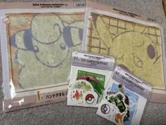 一番くじポケモン ハンドタオル 2枚セット＋シールセット