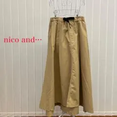 nico and… ニコアンド レディース カジュアル ロングスカート