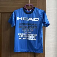 HEAD ストライプ Tシャツ 140cm 青のサムネイル